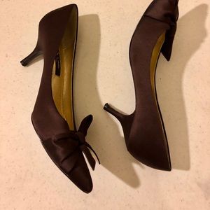 Nina Brown Kitten Heels